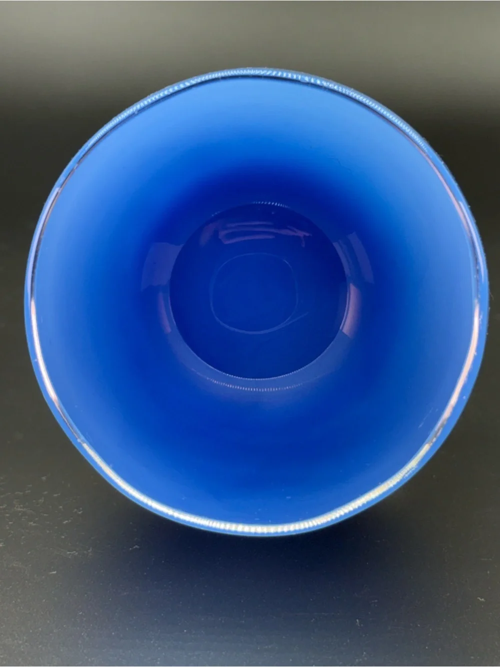 Blue Glassy Baby Votive Candle Holder